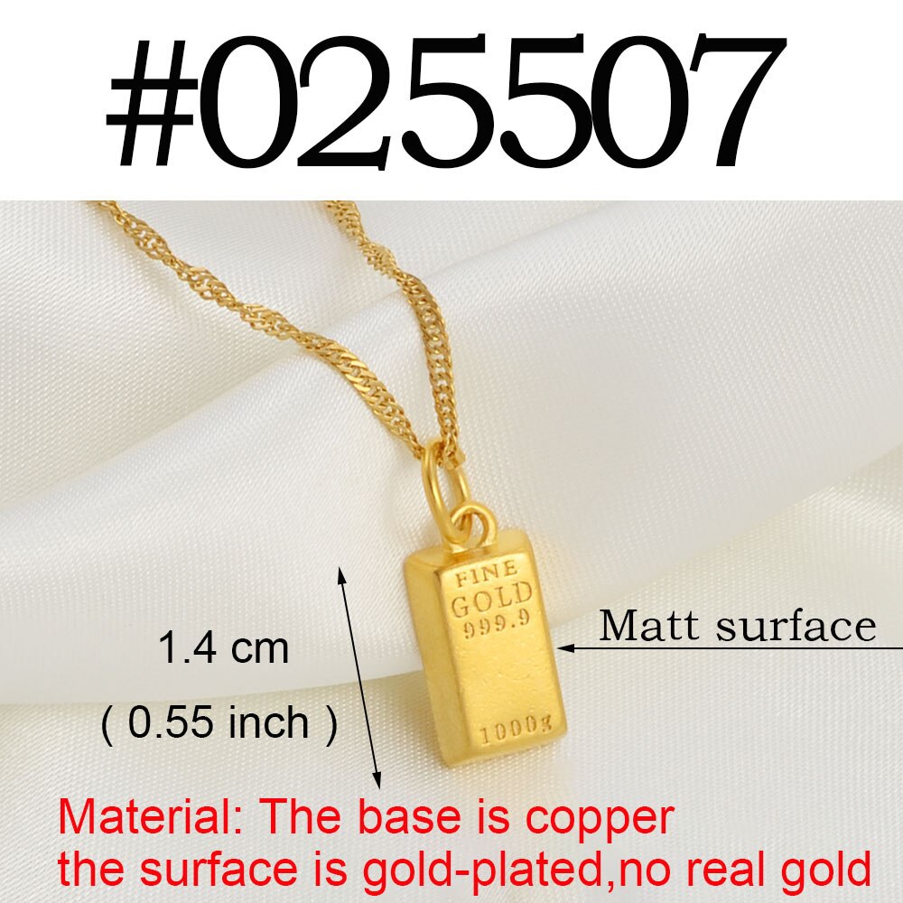 Anniyo Charm Butterfly,Heart,Dolphin,Rose Flower,Peacock &amp; Angel Pendant Necklaces Stylish Party accessories Jewelry #025107: Matt Imitate Gold / 60cm or 23.6 Inches