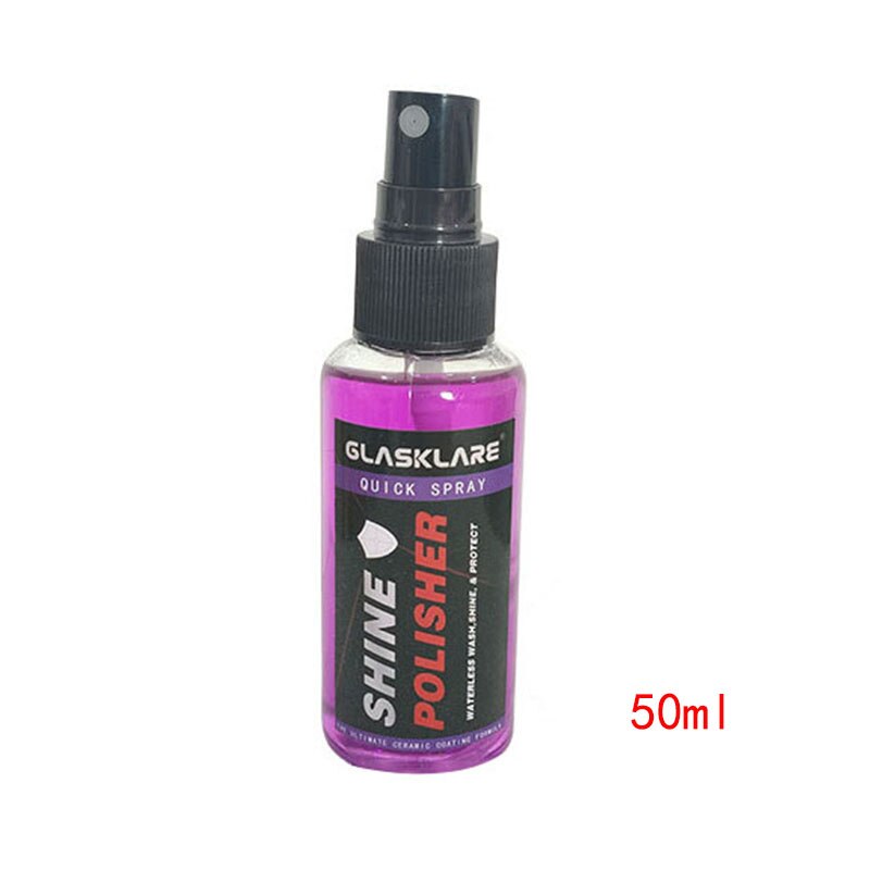 110ml 9H Liquid Glass Ceramic Car Coating Waterproof Nano Ceramics protect shine Auto Paint Care Anti-scratch Super Hydrophobic: purple 50ml