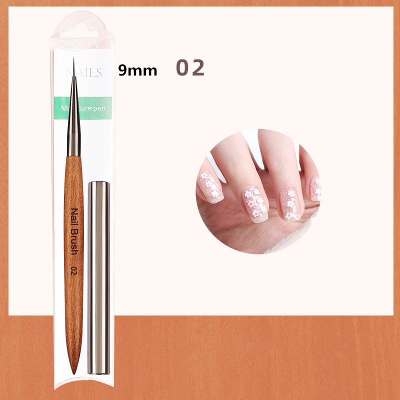 Juego de pinceles para decoración de uñas, 12 Uds., pincel para delineador de uñas, bolígrafo para pintar uñas, pinceles acrílicos para Gel UV, herramienta de manicura ombré de cristal, pincel para uñas