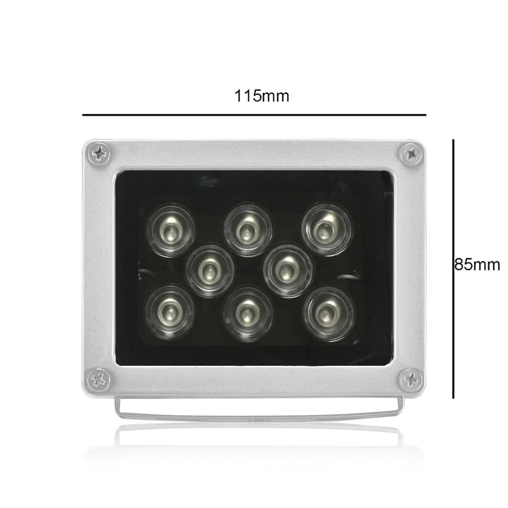 CCTV LEDS 8 stks Array Led CCTV Invullicht IR illuminator infrarood lamp Outdoor Waterdicht Nachtzicht voor CCTV Camera IP Cam