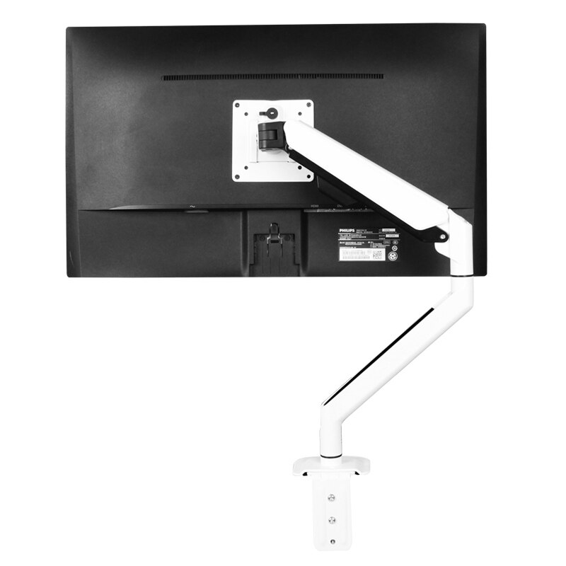 17-32&quot; Aluminum Height Adjustable Soporte Monitor Holder Desk Stand Single Arm Gas Spring Suporte Monitor Mount Bracket PC M3