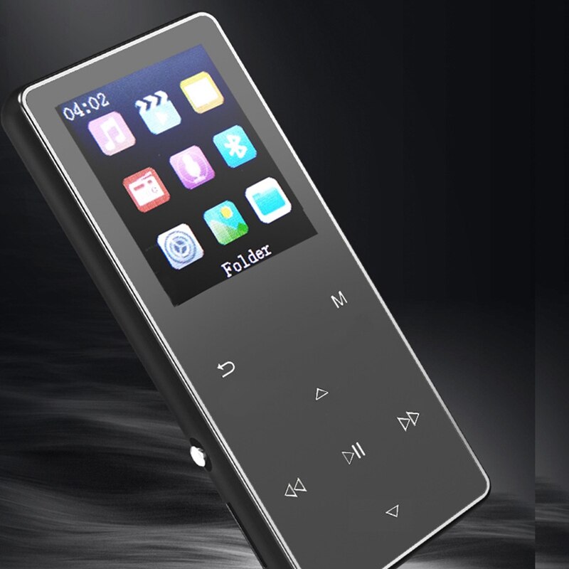 K1 Music Player 1.8 Inch Color Sn MP3 Zinc Alloy Bluetooth MP4 Video Player with FM Radio Function