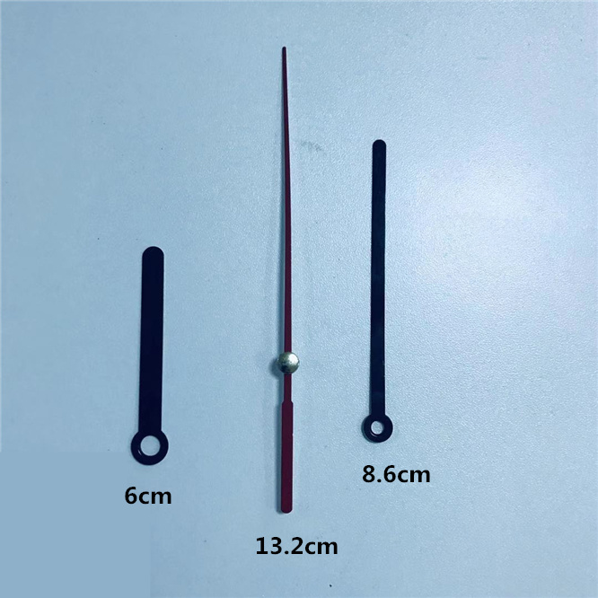 M2188 silencieux grand mur Quartz horloge mouvement mécanisme 22mm arbre réparation outil pièces Kit bricolage ensemble avec des mains en métal: A4