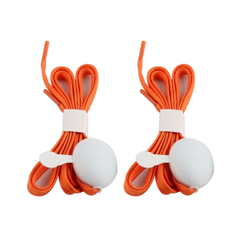 Cordones de nailon con luz LED para zapatos, cordones de zapatos con luces intermitentes, 3 modos, 8 colores, para , Hip-hop: Orange