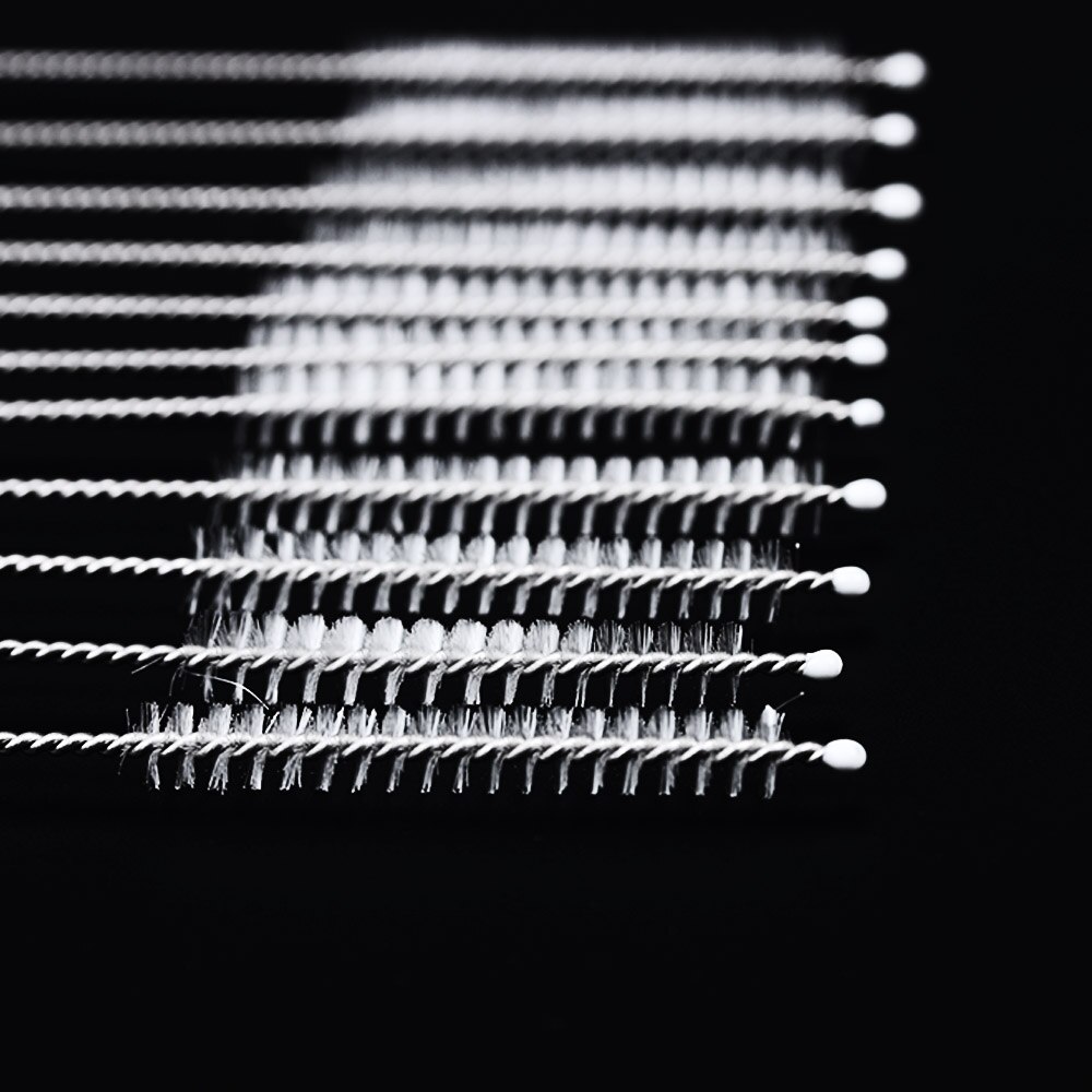 10Pcs Roestvrij Stro Cleaner Borstels Gereedschap Glazen Buis Drinken Pijp Cleaner Stro Flessenborstel Haar Zuigkracht Aquarium