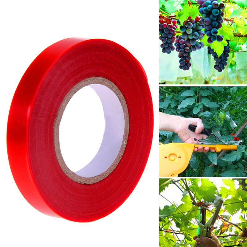 Cinta de jardín ramas de la vid cintas fijas de PVC portátil de encuadernación de la mano herramientas de la máquina de transplantamiento palos atados