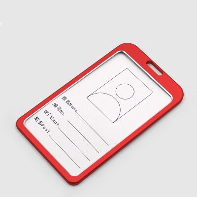 Student Card Holder Id Card Holder for Bank Cards Aluminum Pass Case School Office Nurse Supplies: NO.1