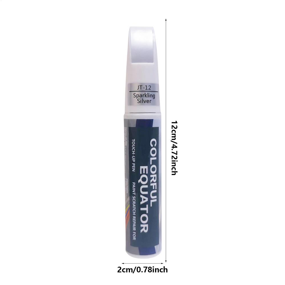 Car Paint Pen Waterproof Portable Auto Vehicle Paint Pen Fast Drying Marker Car Accessories White Black Blue Red Silver Grey: Silver