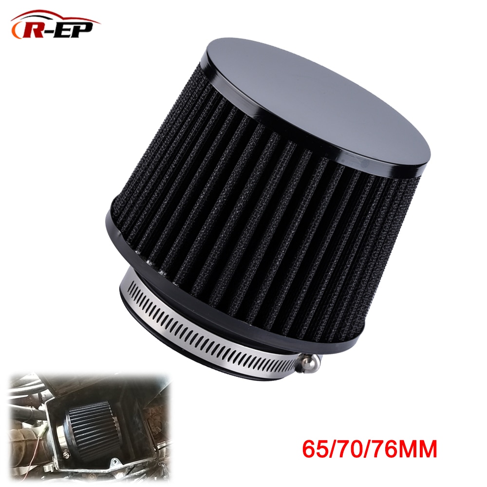 R-ep universal bilindsugningsfilter 76mm 70mm 65mm højtydende filter til kold luftindtag 3 tommer 2.75 tommer 2.5 tommer