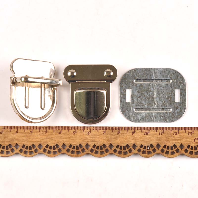 2 set silver/ton antik brons handväska väska tillbehör handväska snäpplås/ stängningslås  cp2404