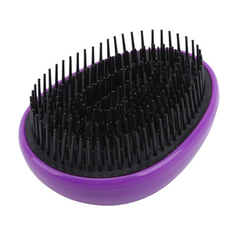 Kreative Ei Magie Haarbürste Haar Kamm Verwicklung Entwirren Kamm Kopf Kopfhaut Massage Kamm Salon Dusche Haar Styling Werkzeuge 1PC: Violett