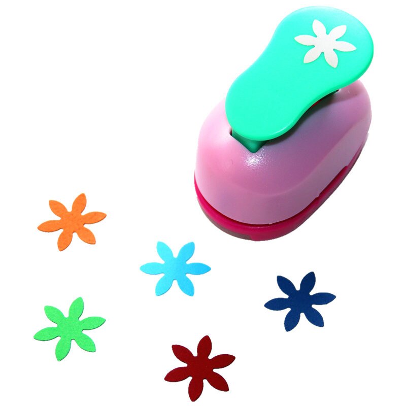 freeship25mm star punches for eva paper punch craft perfurador cutter scrapbooking paper punch for kids furador diy puncher R339: green