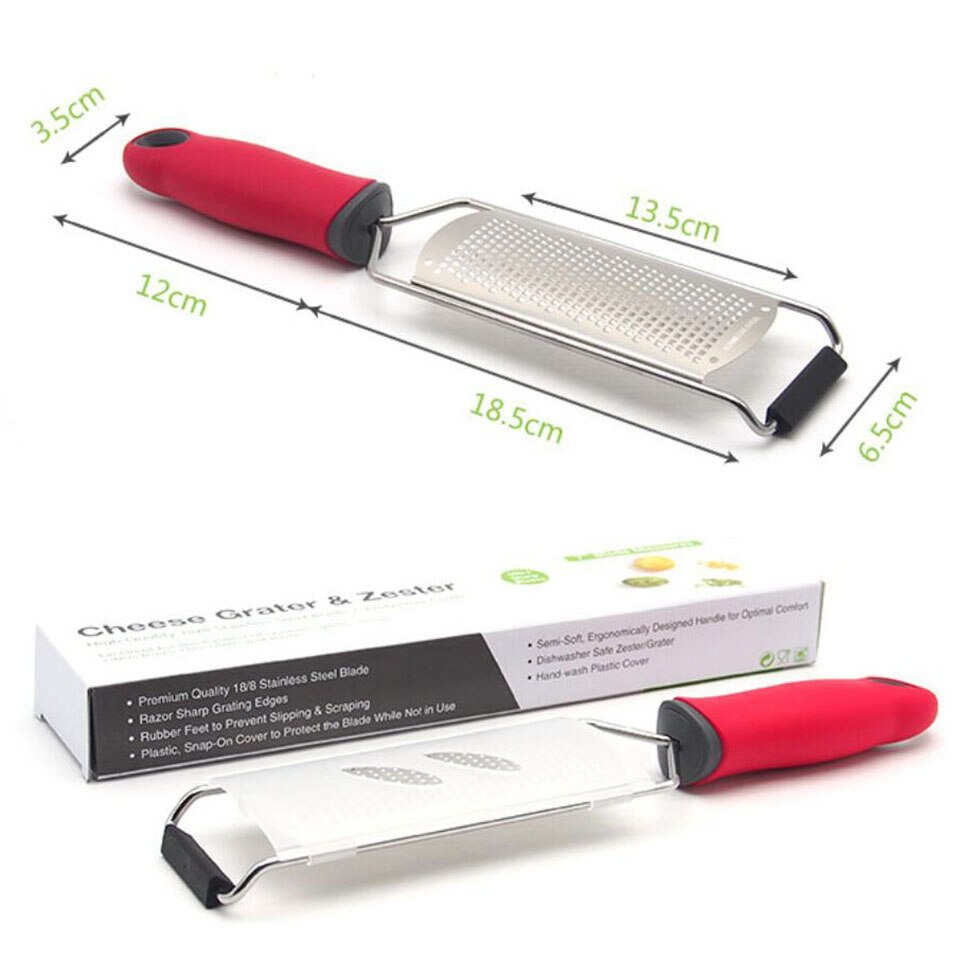 304 Roestvrij Staal Keuken Rasp Set Handheld Grof Kaas Rasp En Fijne Citroen Zester Moeiteloos Roosters