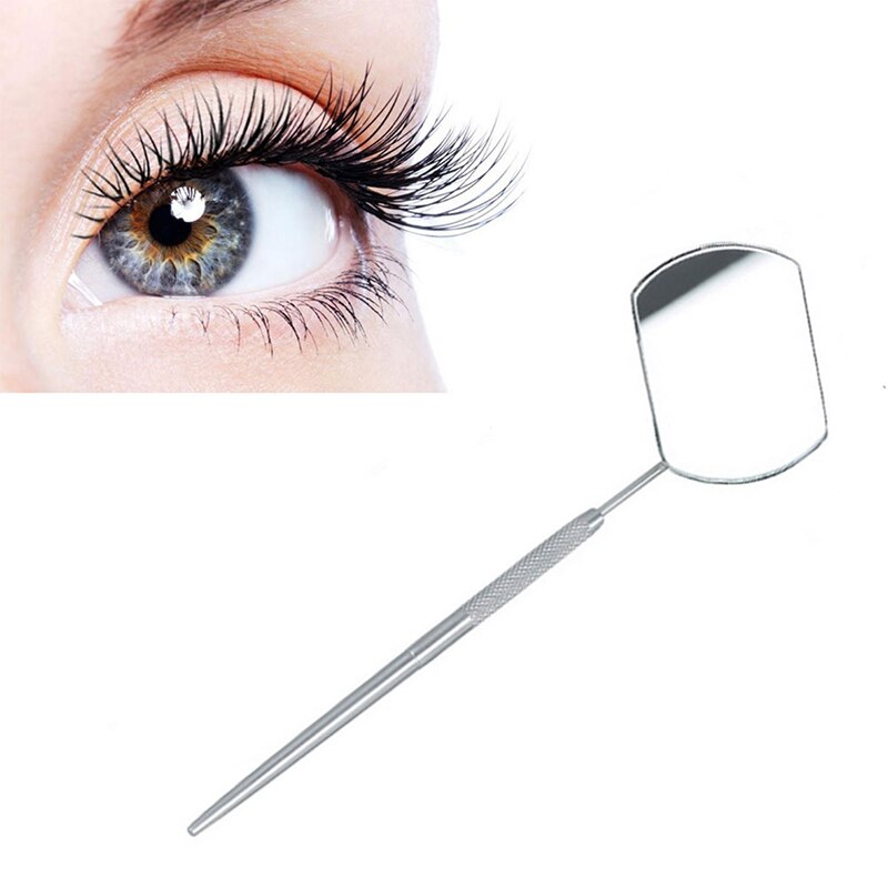 Wimper Extension Spiegel Grote Make-Up Spiegel Vergrootglas Schoonheid Lange Handvat Spiegel Voor Controle Valse Wimpers Gereedschap Make-Up Tool
