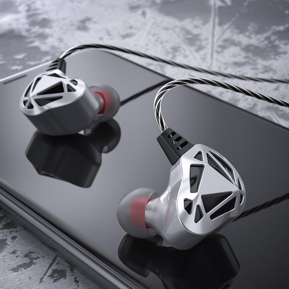 F5 Hollow Subwoofer Heavy Bass Volume Control Anti-Noise Earphones With Mic Setro In-Ear Wired Headset For Xiaomi Huawei