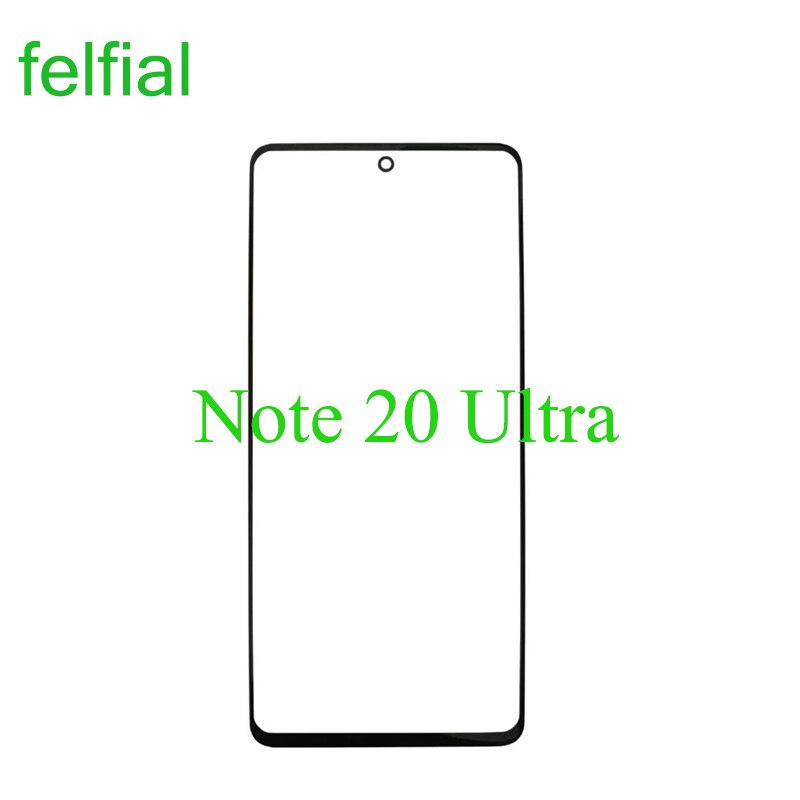 Voor Samsung Galaxy Note 20 Ultra N985 N985F Voor Glas Touch Screen Note 20 Ultra 5G Lcd Glass Panel vervanging