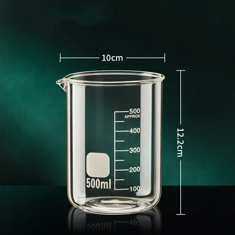 50-1000 ml Hohe Borosilikatglas Messbecher Küche Werkzeug Backen Messbecher Klare Skala Tasse Labor transparent becher: Pflaume