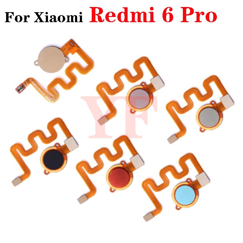 For Xiaomi Redmi 6 pro For mi A2 lite Button Back Touch ID Scanner Fingerprint Sensor Flex Cable