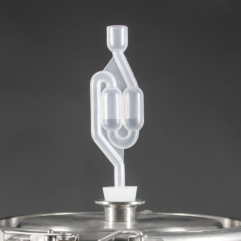 2pcs/Lot Home Brew Wine Fermentation Airlock With Silicone Stoppers Plug Airlock Seal Valve Bubbler Fermentation Brewing Tools