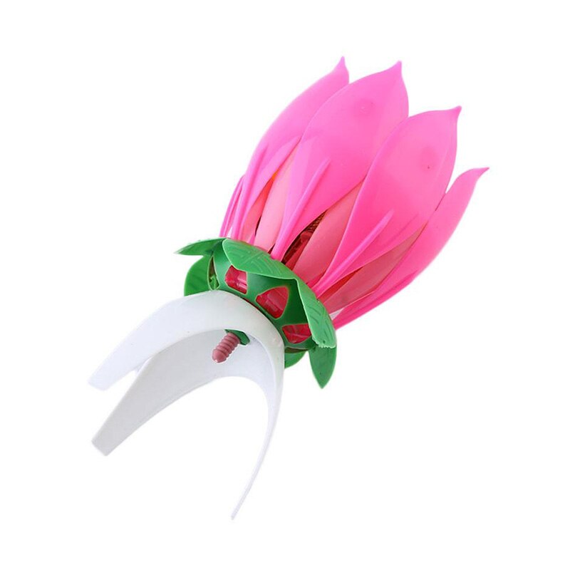Joy Singing Music Birthday Candle Monolayer Lotus Candle Flowering Music Candle SCVD889