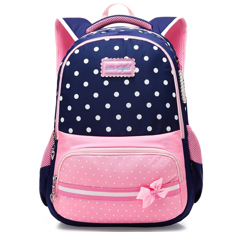 Children School Bags Beautiful Girls School Backpack Bow Decorations Waterproof Nylon School Bag Mochila escolar