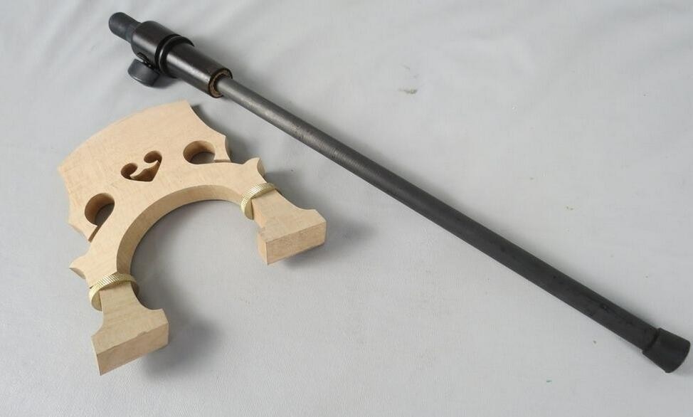 3/4 adjustable double bass bridge +hand shank Upright bass Carbon fiber endpin