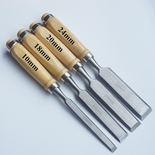 Carving Chisel Sharp Woodworking Tools Carrying Case Manual Wood Carving Hand Tools Set For Carpenters: 4pcs