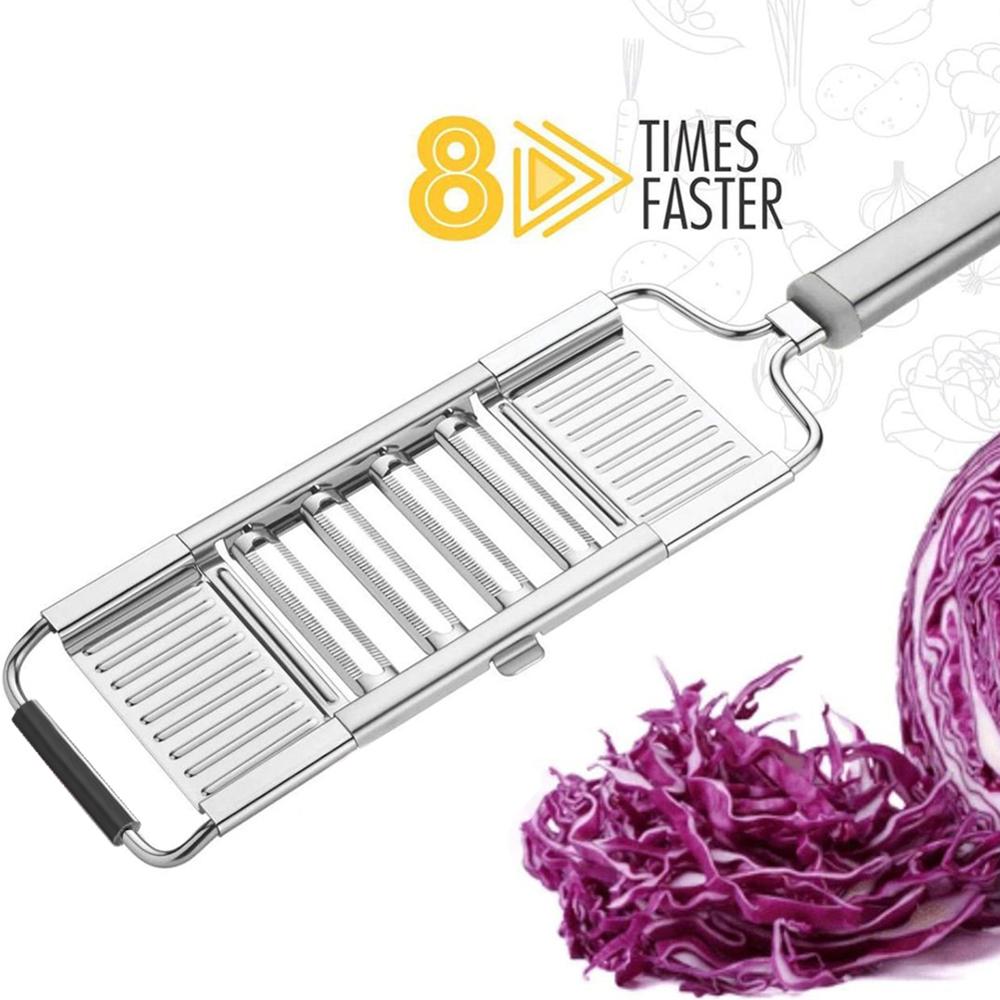 Groentesnijder Rvs Multi Blade Mandoline Slicer Aardappel Dunschiller Wortel Kaas Rasp Plantaardige Slicer Keuken Tool