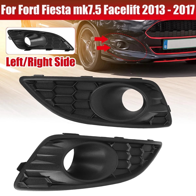 Couverture de phare antibrouillard en nid d'abeille, pour Ford Fiesta Mk7 –