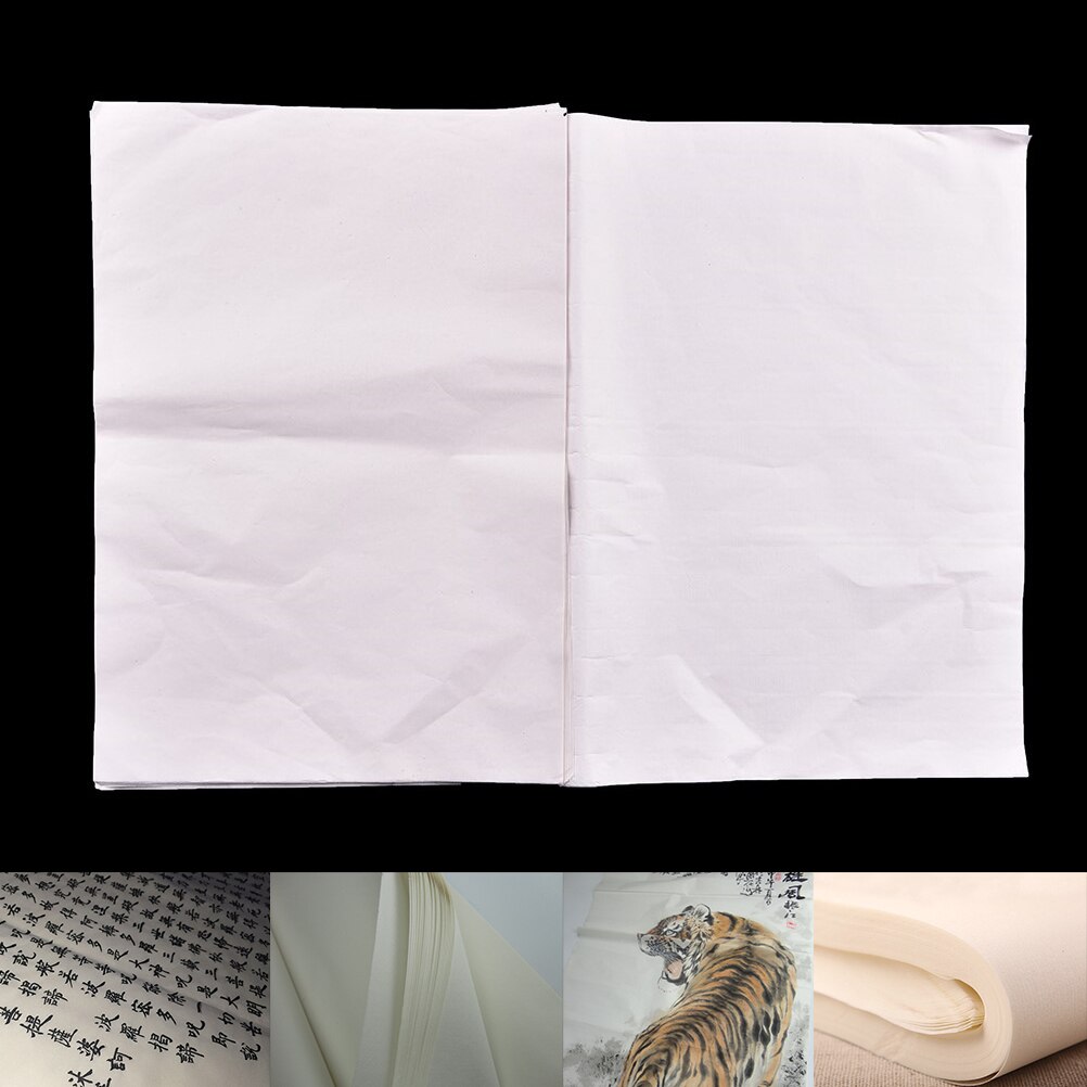 30 stk 27*39cm xuan papir kinesisk rå rispapir maleri kalligrafi