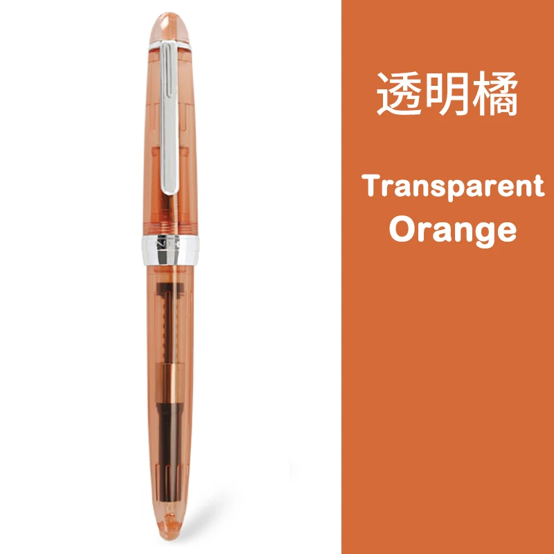 Jinhao 992 pióro wieczne luksusowe pióro eleganckie pióra robić kaligrafii przezroczysty kolor pisanie biuro szkolne artykuły papiernicze: zielone światło