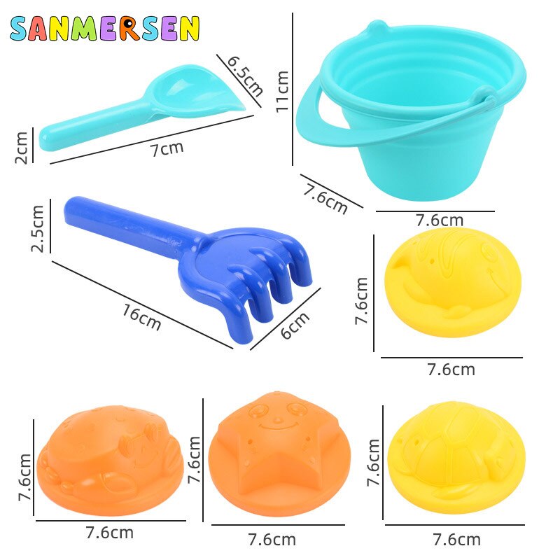 9PCS Summer Baby Beach giocattoli mare bambini giocattoli da bagno Set Beach Party Cart anatre secchio plastica sabbia stampi strumento giochi d&#39;acqua