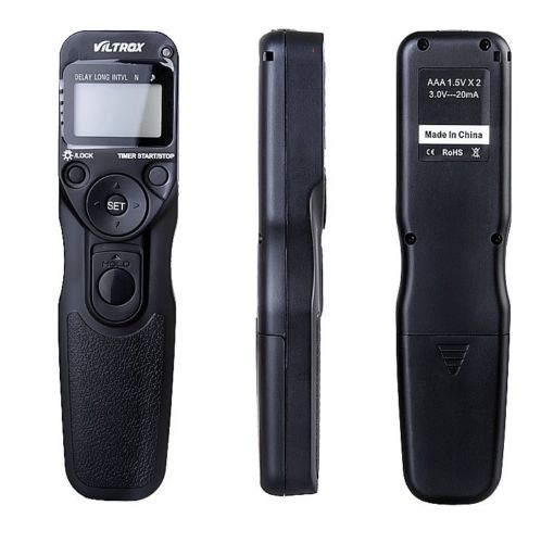 Viltrox mc -p1 lcd timer utløser fjernkontroll ledning for kamera panasonic lumix dmc  fz20k fz25 fz30 fz50 fz150 lc1 dslr