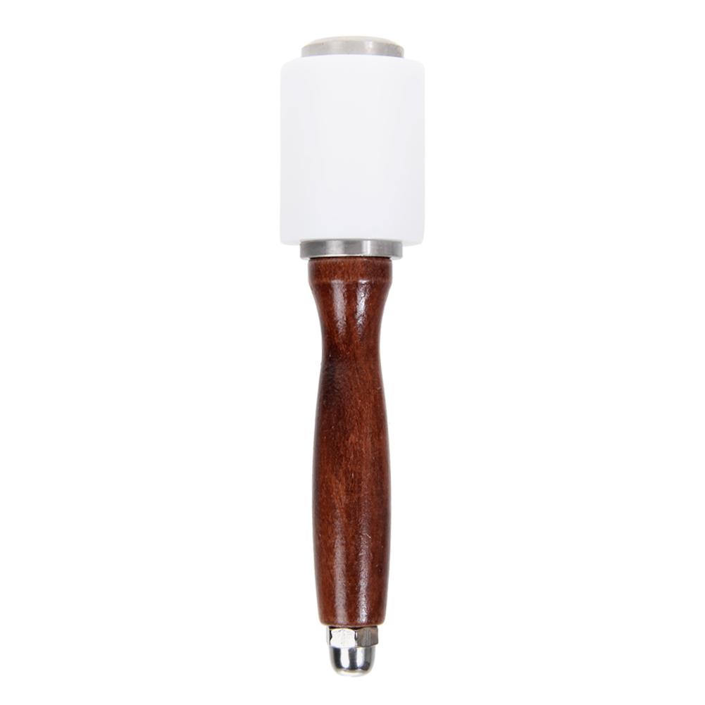 Leather Carving Hammer DIY Craft Cowhide Punch Cutting Nylon Hammer Tool with Wood Handle Leathercraft Carving Leather Punch: D