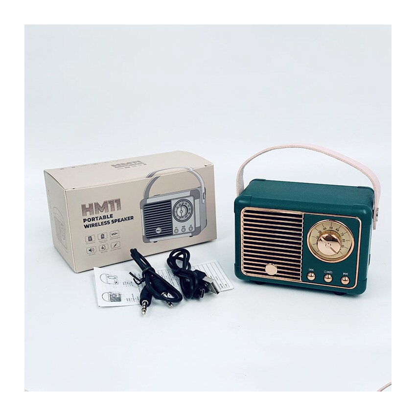 2022 retro-bluetooth-lautsprecher,  hm11 altavoz bluetooth tronsmart soundbar mini-lautsprecher, boombox , 3d stereo-hifi-sound tf