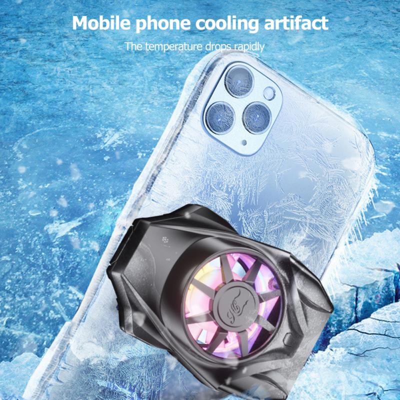 Radiador de teléfono AS03 para juegos, artefacto de refrigeración de teléfono móvil alimentado por USB, controlador de ventilador de refrigeración con Cable de alimentación