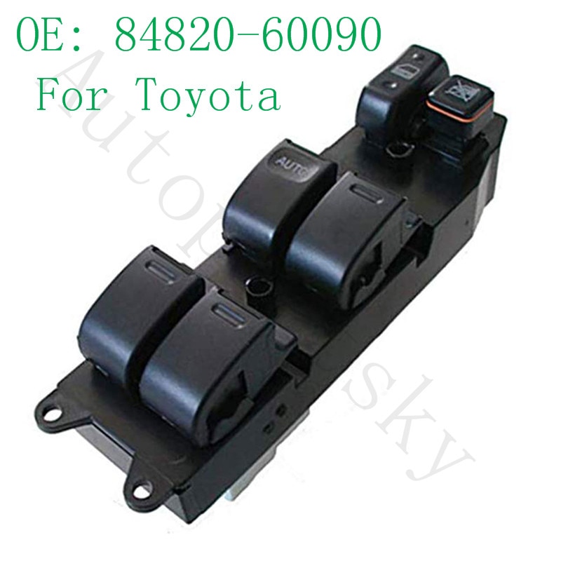 Power Window Lifter Master Control Switch For Toyota Echo Yaris T.U.V 4Runner Hilux Land Cruiser Camry 84820-60090 8482060090