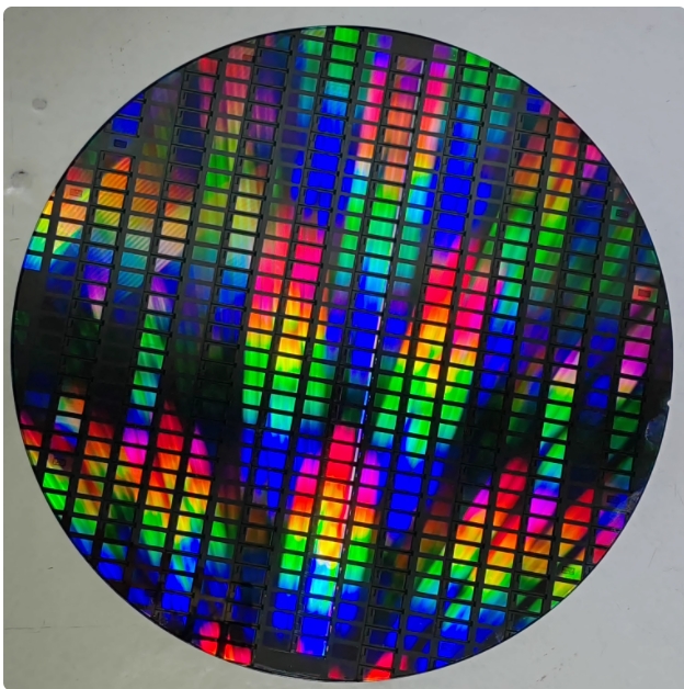 Chip de circuito de litografía de oblea de CPU de oblea de 12 pulgadas, 8 pulgadas y 6 pulgadas, Chip de prueba de enseñanza de oblea Semiconductor: Blanco