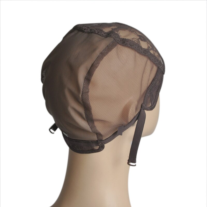 1*3.5 U Part Transparent Swiss Lace Wig Cap For Making Wigs with Adjustable Strap Weaving Cap Glueless Wig Caps Size S/Ml