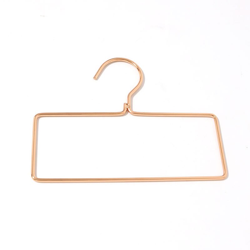 5 pc nordiska guld metall rund galge smidesjärn rund fyrkantig halsduk cool galge handdukstork halsduk handduk underkläder slips byxor rack: 5 pc fyrkantiga roséguld