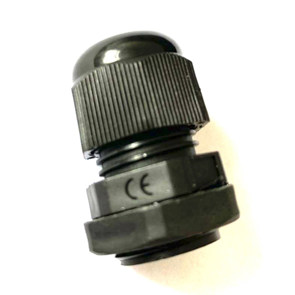 Waterdichte Gezamenlijke Nylon Plastic Connector Zwart IP68 PG7/PG9/PG11/PG13/PG16/PG19/PG21/PG25/PG29 Fit 3Mm Tot 25Mm Draad