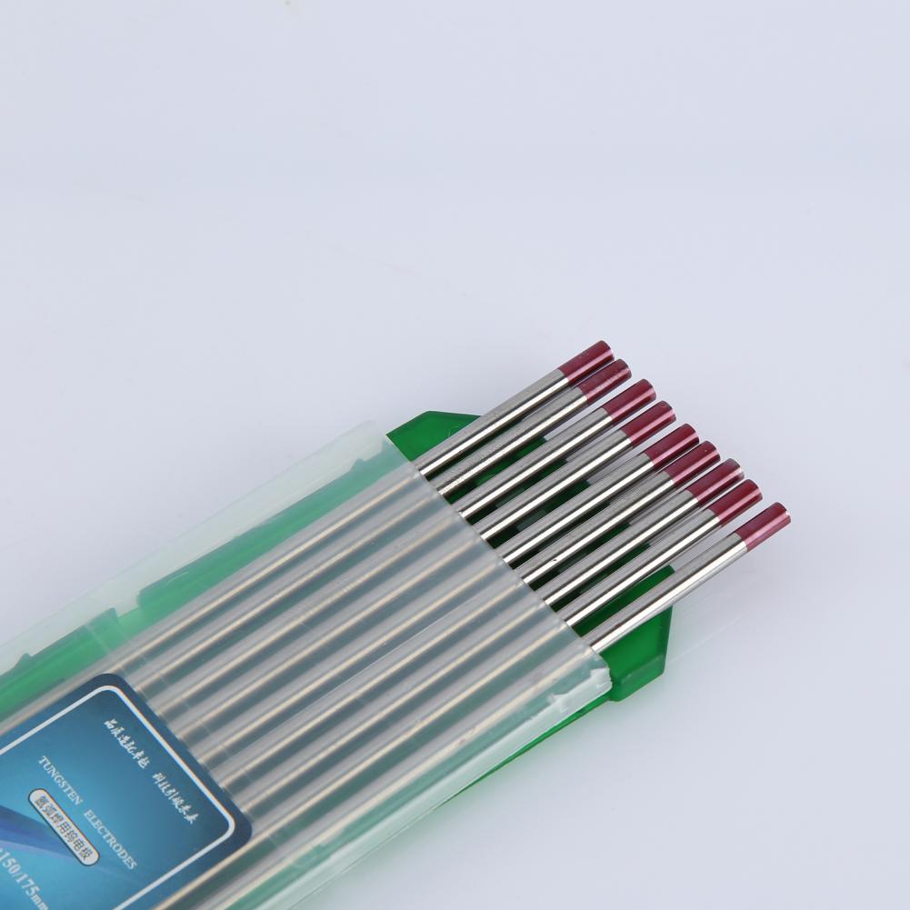 10Stck Wolfram Elektroden, Schweißen Elektroden 1,0 1,6 2,0 2,4 3,0 3,2 4,0mm WT20 verrotten TIG Stangen