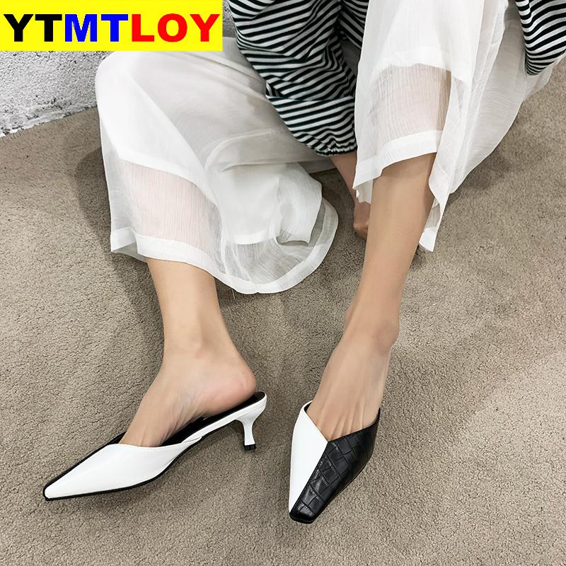 sommer Frauen Sandalen Hochzeit Schuhe Braut Spitz Frau Hausschuhe Niedrigen Fersen Kleid Schuh alias mujer Zapatos Mujer
