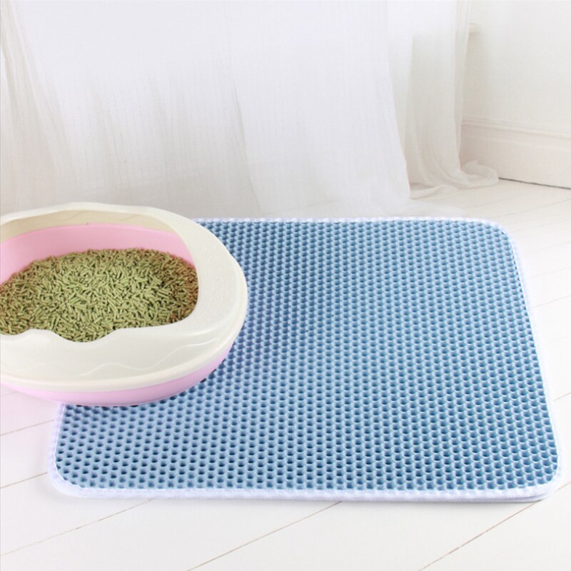 Pet litter mat with Double layer waterproof clean pad accessories for dog cat toilet
