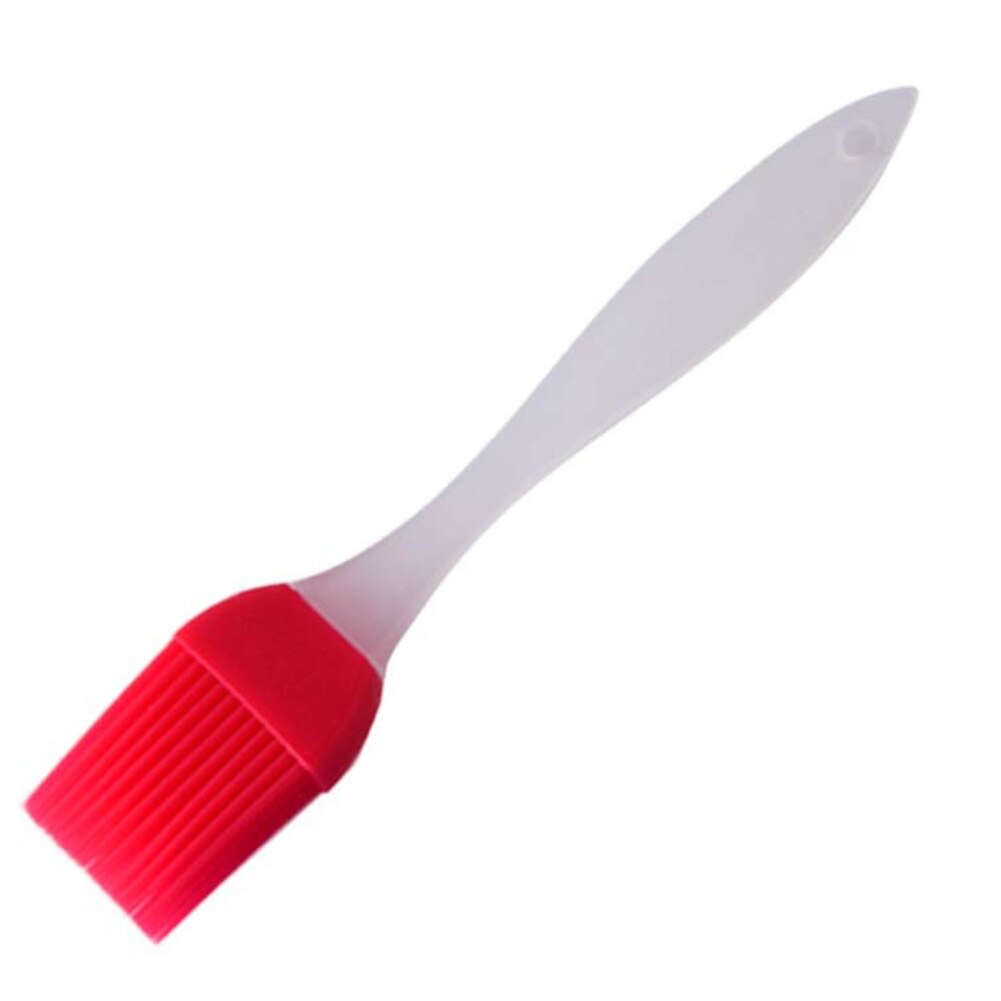 1pc petit Silicone brosse à pâtisserie détachable pâtisserie BBQ cuisson pique-nique brosse maison cuisine extérieur Gadgets cocina accesorio: Rouge