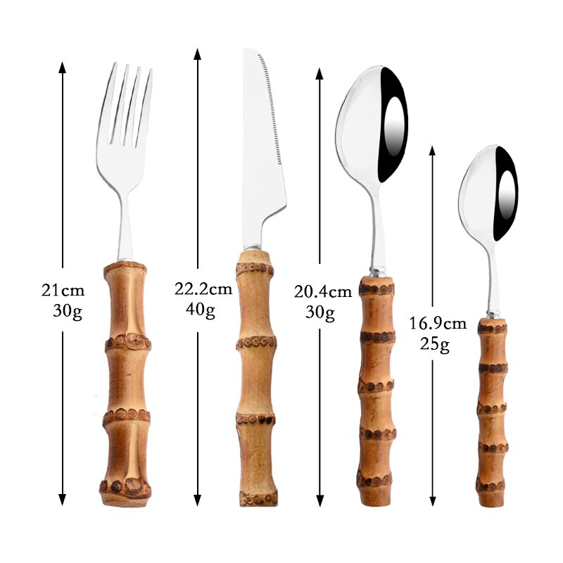 24pcs Gold Tableware Set 18/10 Stainless Steel Dinnerware Set Knife Fork Spoon Flatware Set Dishwasher Safe Cutlery Set Gift Box