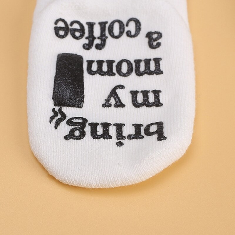 Meias engraçadas da tripulação do algodão do bebê dos sayings se você pode ler este hosiery t5ec das letras de borracha