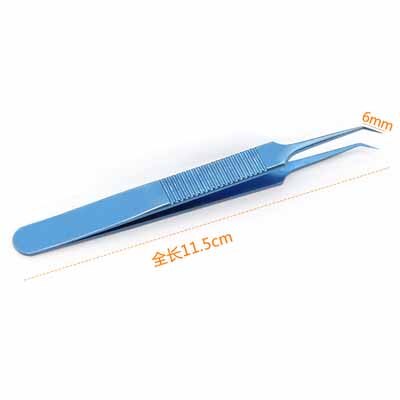 Pinzas para plantar cabello de aleación de titanio, herramienta de instrumento para implante de cabello: B