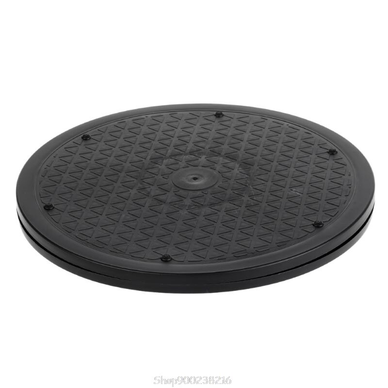 10" Round Bonsai Turntable Rotating Plate Wheel Revolving Home Kitchen Cake Display Stand Ceramic Clay Au27