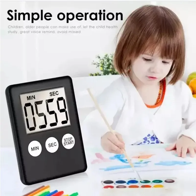 Magnet Küche Kochen Timer LCD Digital Bildschirm Küche Timer Quadrat Kochen Timer zählen Countdown Wecker für sterben Küche